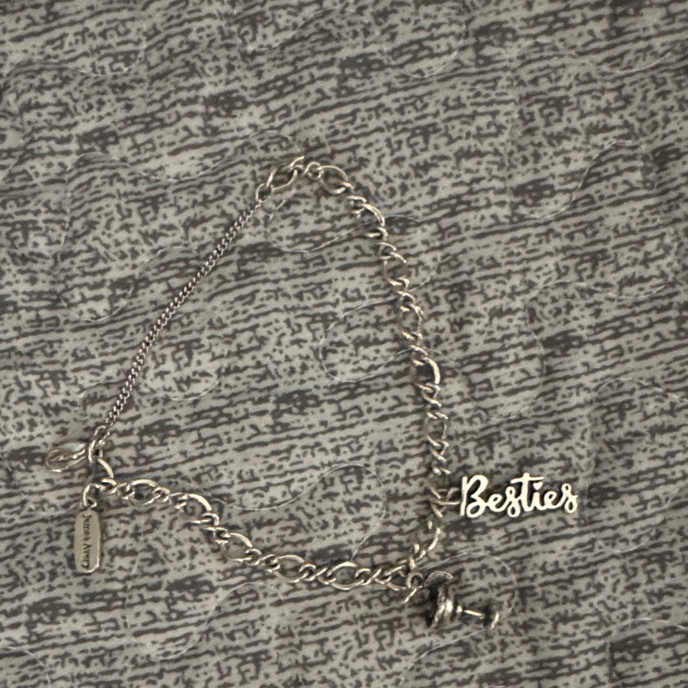 James Avery, sterling Silver 'Besties' Charm Bracelet